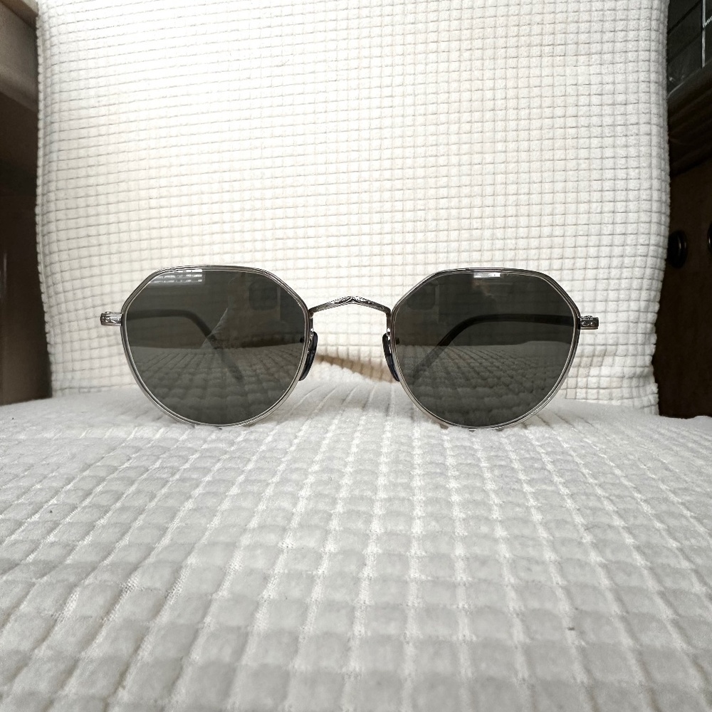 Oliver Peoples OV 1228T Round Silver Reflective Custom frames